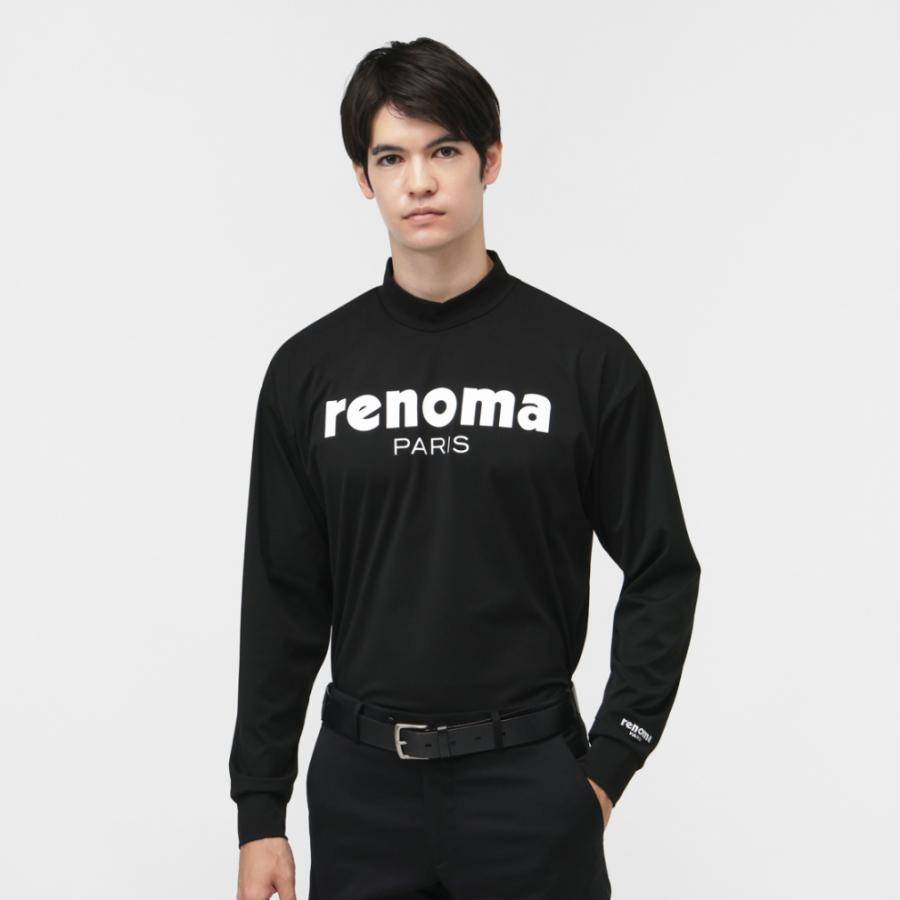 メンズウェア renoma Golf Logo MOCK NECK PULL OVER renoma GOLF（レノマゴルフ）の「BIG LOGO MOCK NECK PULLOVER