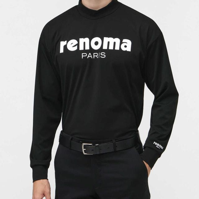 レノマ ゴルフウェア 長袖シャツ 秋 冬 BASIC LOGO MOCKNECK T LS RGRC