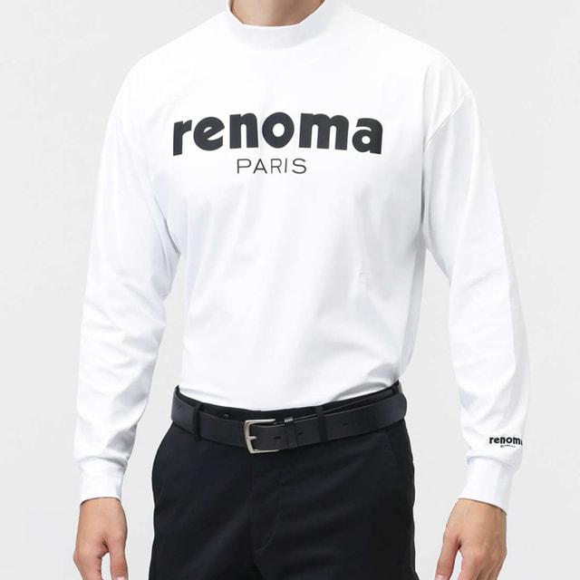 レノマ ゴルフウェア 長袖シャツ 秋 冬 BASIC LOGO MOCKNECK T LS RGRC