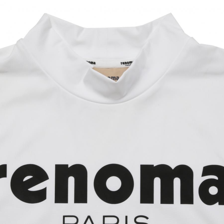 レノマ ゴルフウェア 長袖シャツ 秋 冬 BASIC LOGO MOCKNECK T