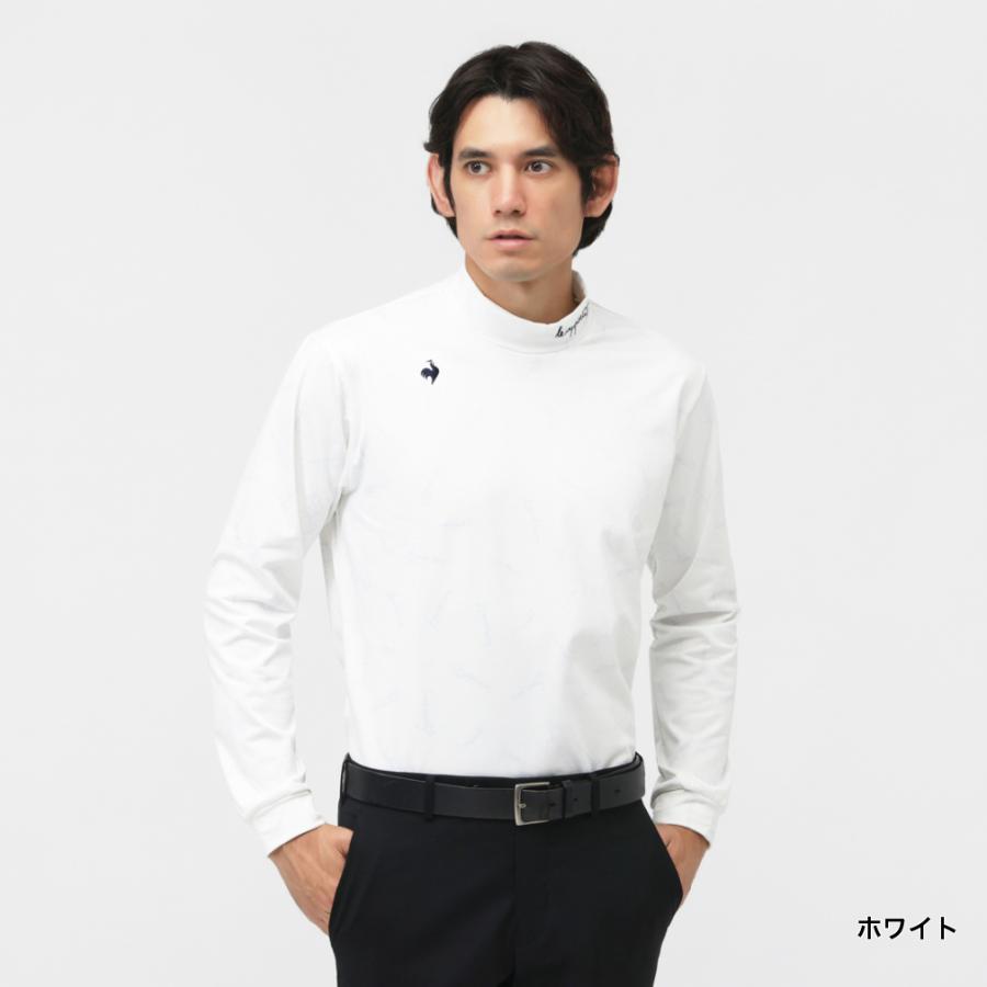 ルコックスポルティフ ゴルフ モックネックシャツ【ホワイト/LL】新品！ le coq sportif GOLF（ルコックスポルティフ ゴルフ） ルコック