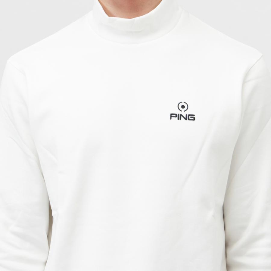 PING（ピン） ゴルフウェア 長袖シャツ 秋 冬 裏起毛長袖ハイネック