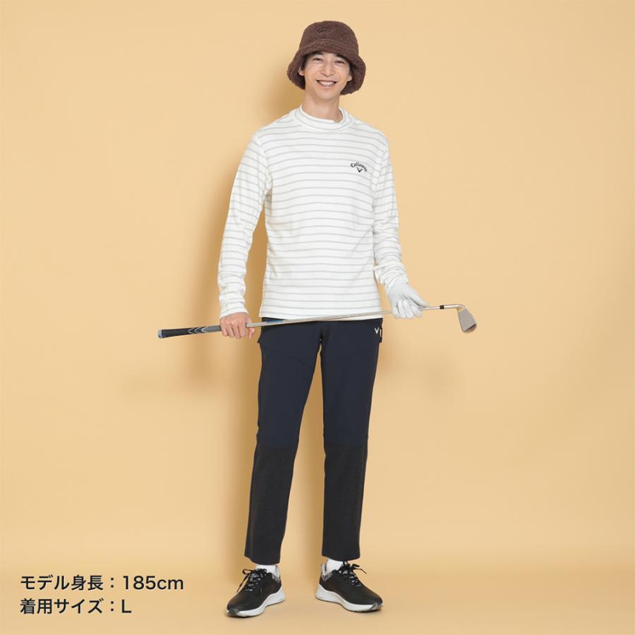 Callaway（キャロウェイ） ゴルフウェア 長袖シャツ 秋 冬 ボーダー表