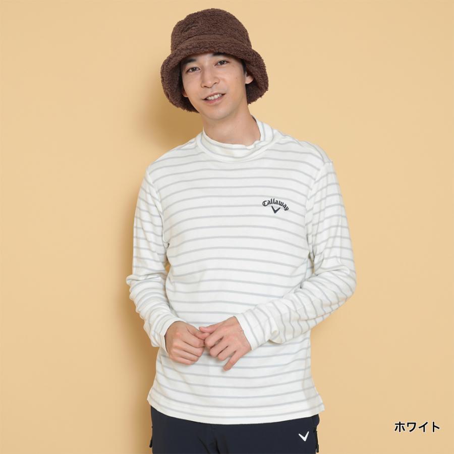 Callaway（キャロウェイ） ゴルフウェア 長袖シャツ 秋 冬 ボーダー表