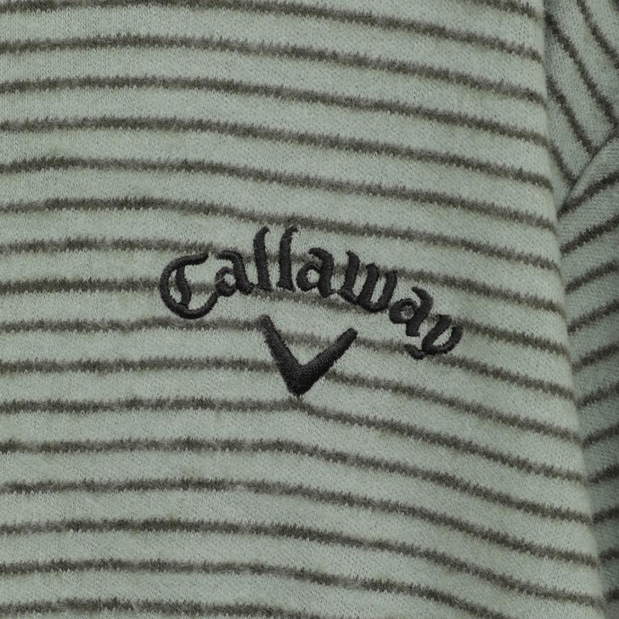Callaway（キャロウェイ） ゴルフウェア 長袖シャツ 秋 冬 ボーダー裏
