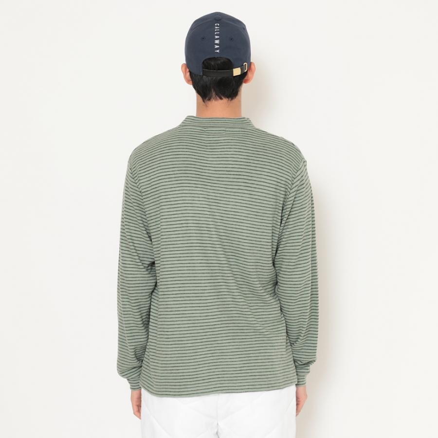 Callaway（キャロウェイ） ゴルフウェア 長袖シャツ 秋 冬 ボーダー裏