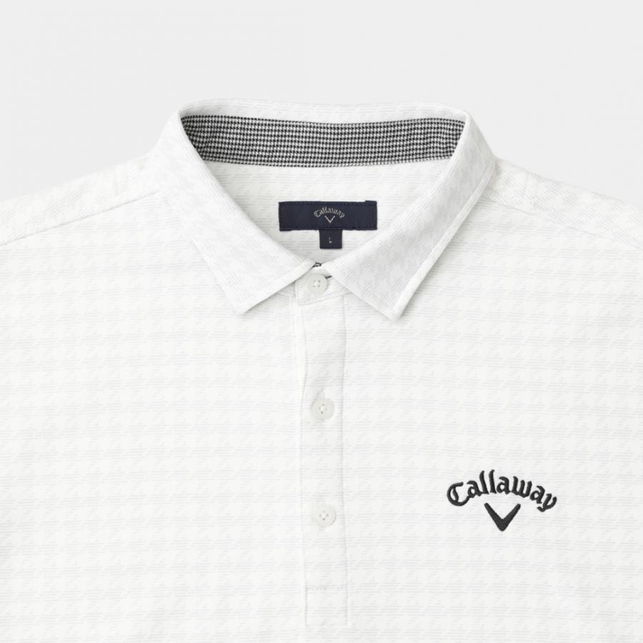 Callaway（キャロウェイ） ゴルフウェア 半袖シャツ 秋 冬 千鳥