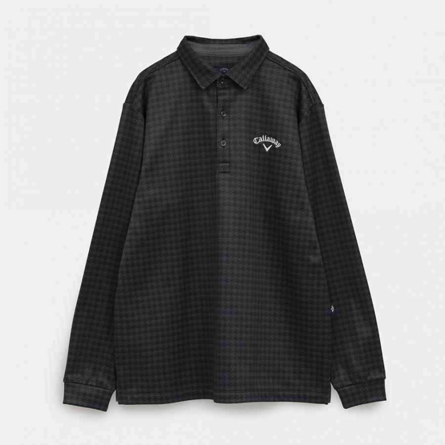 Callaway（キャロウェイ） ゴルフウェア 半袖シャツ 秋 冬 千鳥