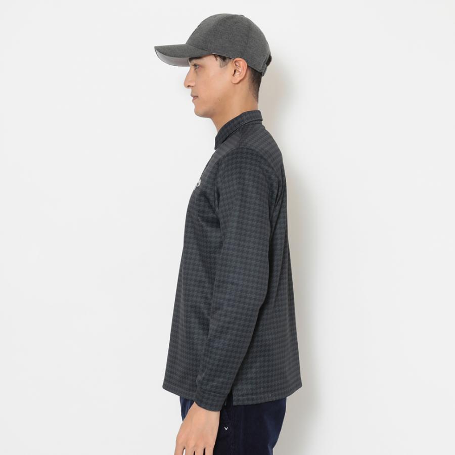 Callaway（キャロウェイ） ゴルフウェア 半袖シャツ 秋 冬 千鳥