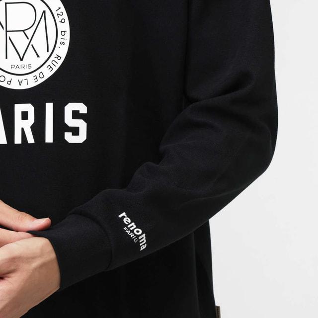 レノマ ゴルフウェア 長袖シャツ 秋 冬 BASIC COLLEGE LOGO MOCK NECK