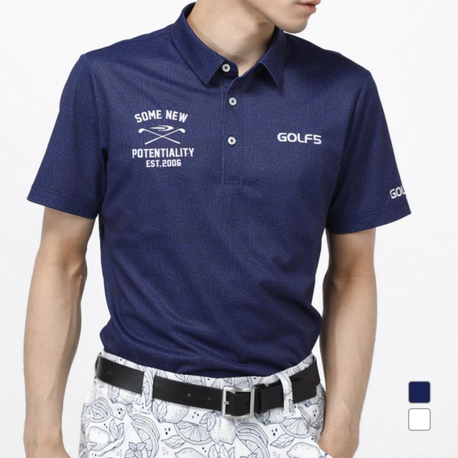 TIGORA（ティゴラ） ゴルフウェア 半袖シャツ 春 夏 遮熱G5プリント