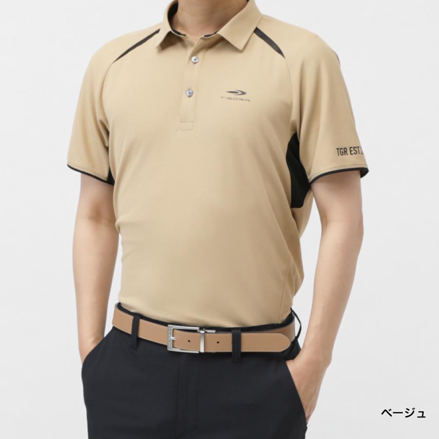 TIGORA（ティゴラ） ゴルフウェア 半袖シャツ 春 夏 遮熱UVカット