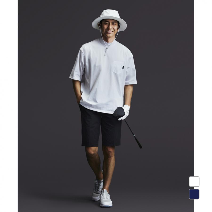 ティゴラ ゴルフウェア 半袖シャツ 春 夏 クールプリントモックネックストレッチtシャツ Tr 1h1132h 吸汗速乾機能付き メンズ Tigora アルペン Paypayモール店 通販 Paypayモール