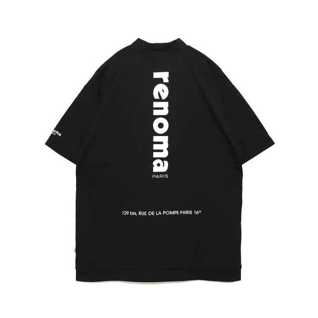 レノマ ゴルフウェア 半袖シャツ 春 夏 VERTICAL LOGO MOCK NECK S/S