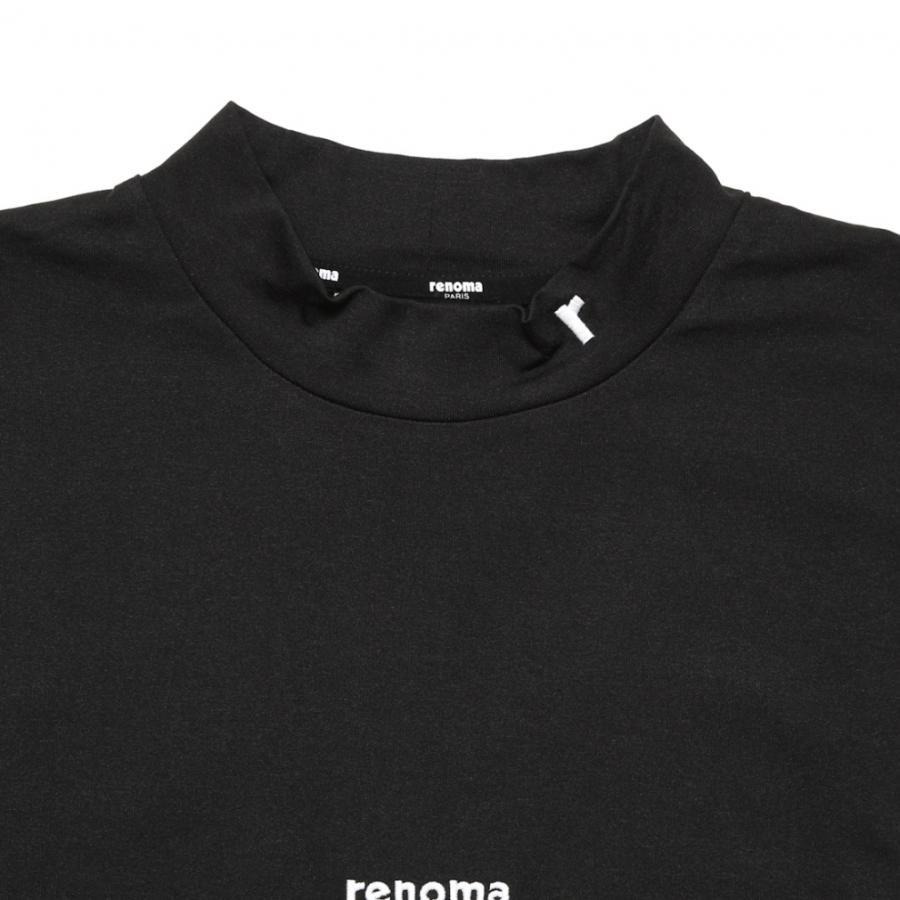 レノマ ゴルフウェア 半袖シャツ 春 夏 VERTICAL LOGO MOCK NECK S/S