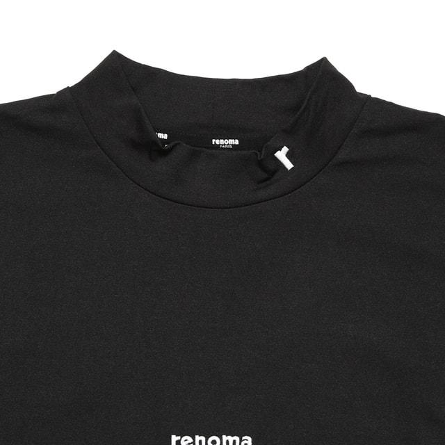 メンズウェア CROSS LINE LOGO S/S MOCK レノマ ゴルフウェア 半袖シャツ 春 夏 VERTICAL LOGO MOCK NECK S/S