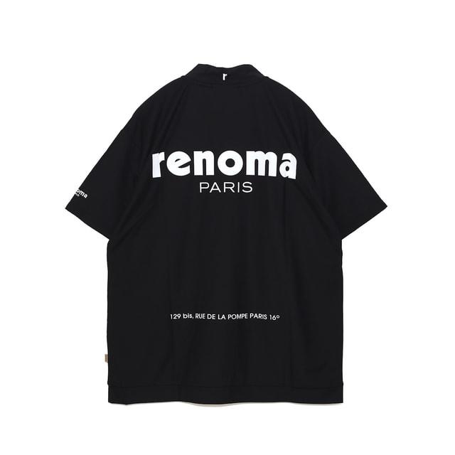 レノマ ゴルフウェア 半袖シャツ 春 夏 BACK LOGO HALF ZIP S/S-SP