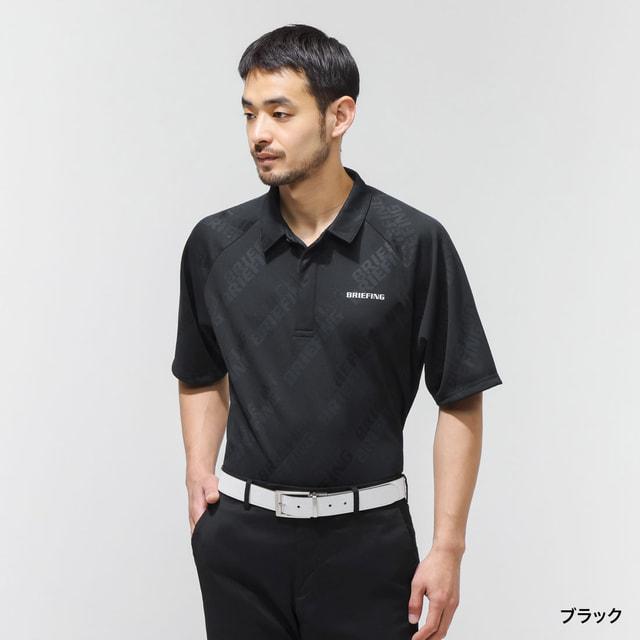 ブリーフィング ゴルフウェア 半袖シャツ 春 夏 MS SHADOW LOGO JQ