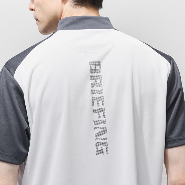 ブリーフィング ゴルフウェア 半袖シャツ 春 夏 MS BI-COLOR HIGHNECK