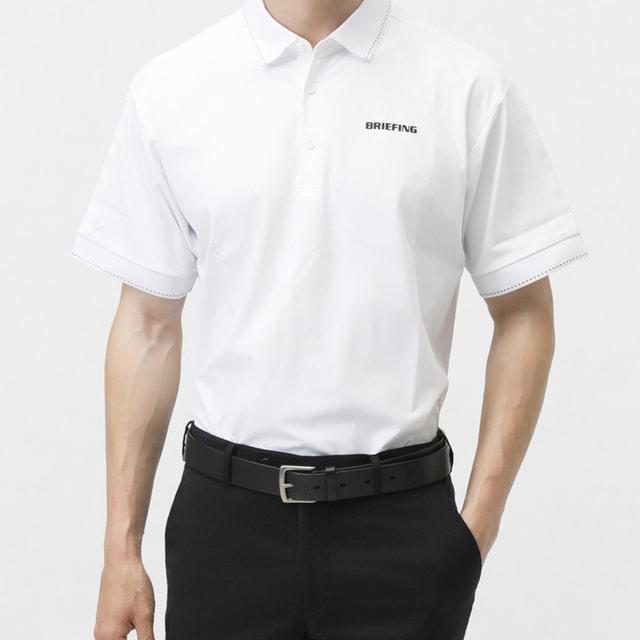 ブリーフィング ゴルフウェア 半袖シャツ 春 夏 MS LOGO LINE POLO RF