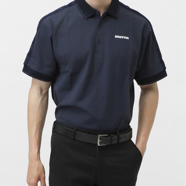 ブリーフィング ゴルフウェア 半袖シャツ 春 夏 MS LOGO LINE POLO RF