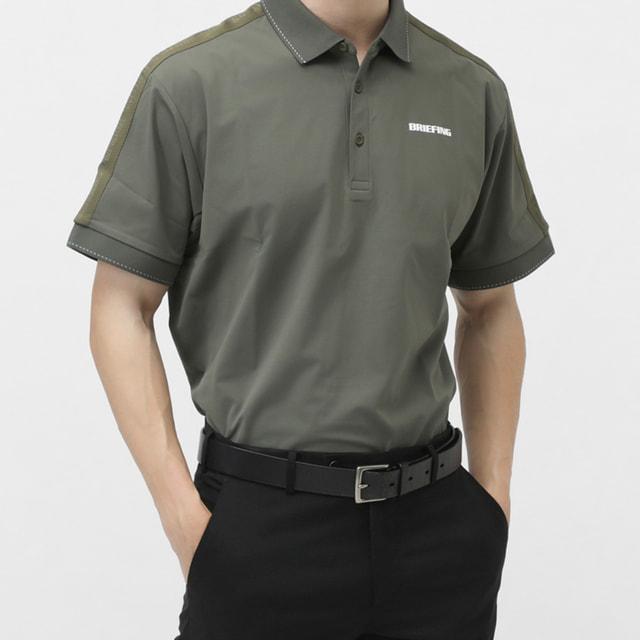 ブリーフィング ゴルフウェア 半袖シャツ 春 夏 MS LOGO LINE POLO RF