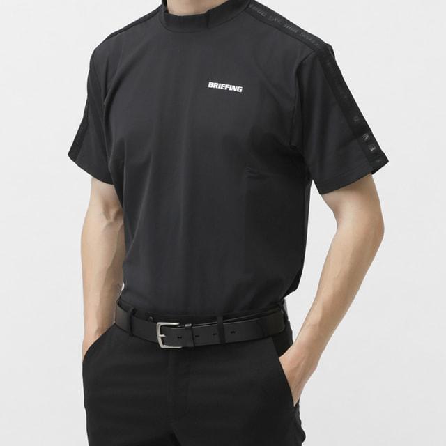 ブリーフィング ゴルフウェア 半袖シャツ 春 夏 MS LOGO LINE HIGHNECK