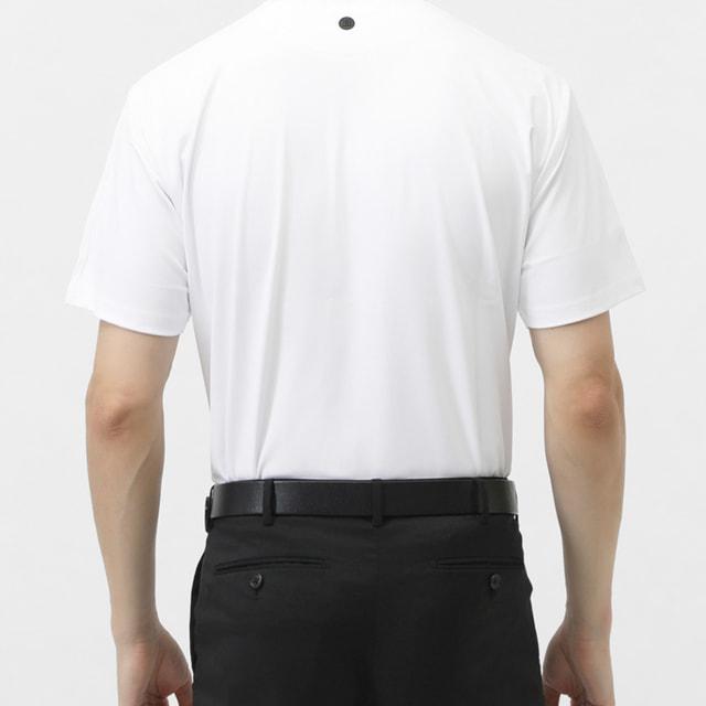 ⓂBRIEFING GOLFブリーフィングゴルフEARTHハイネック半袖シャツ白 BRIEFING GOLF（ブリーフィングゴルフ） ブリーフィング ツアー