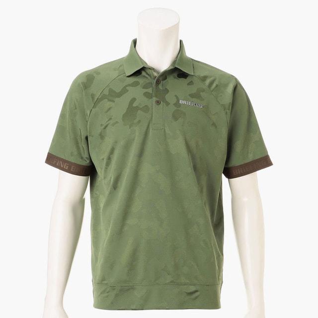 ブリーフィング　半袖　ＸＬ MS CAMO JQ POLO RF ブリーフィング ゴルフウェア 半袖シャツ 春 夏 MS CAMO JQ POLO RF