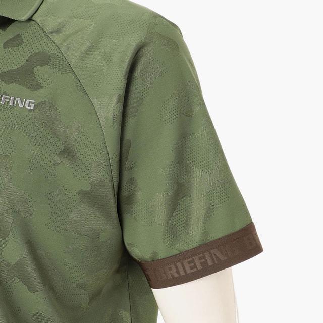 ブリーフィング 半袖 XL MS CAMO JQ POLO RF ブリーフィング ゴルフ