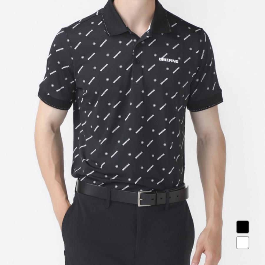BRIEFING半袖シャツMonogram POLO (BRG241M64) ブリーフィング