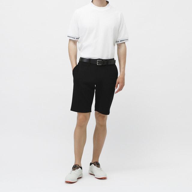 ブリーフィング ゴルフウェア 半袖シャツ 春 夏 MS NECK LOGO HIGHNECK