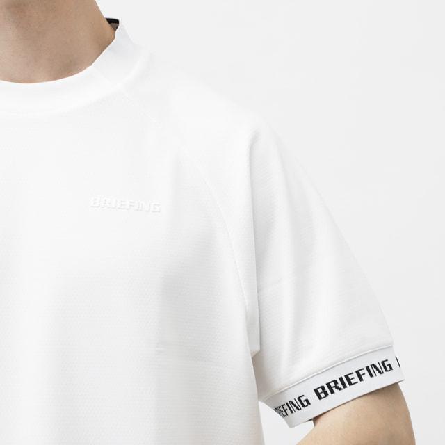 ブリーフィング ゴルフウェア 半袖シャツ 春 夏 MS NECK LOGO HIGHNECK