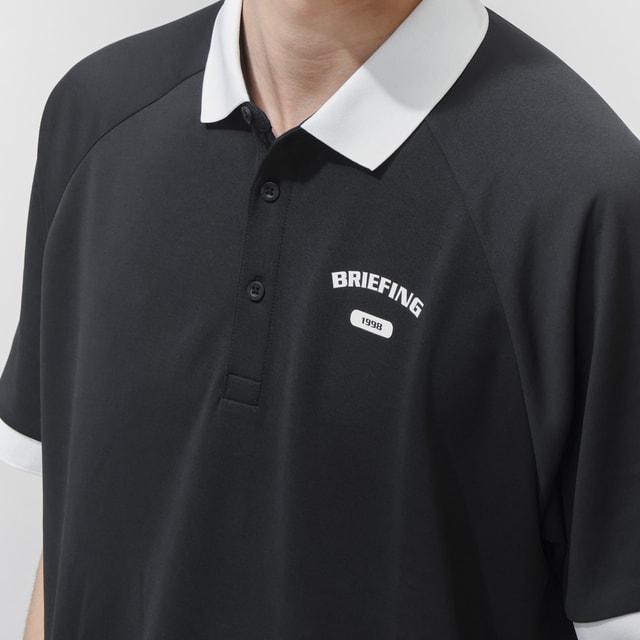 ブリーフィング ゴルフウェア 半袖シャツ 春 夏 MS COLLEGE LOGO SHIRT