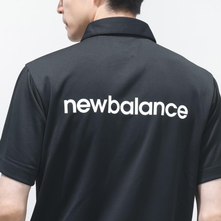 new balance golf メンズシャツ サイズ7 黒 New Balance（ニューバランス） ゴルフウェア 半袖シャツ 春 夏 S