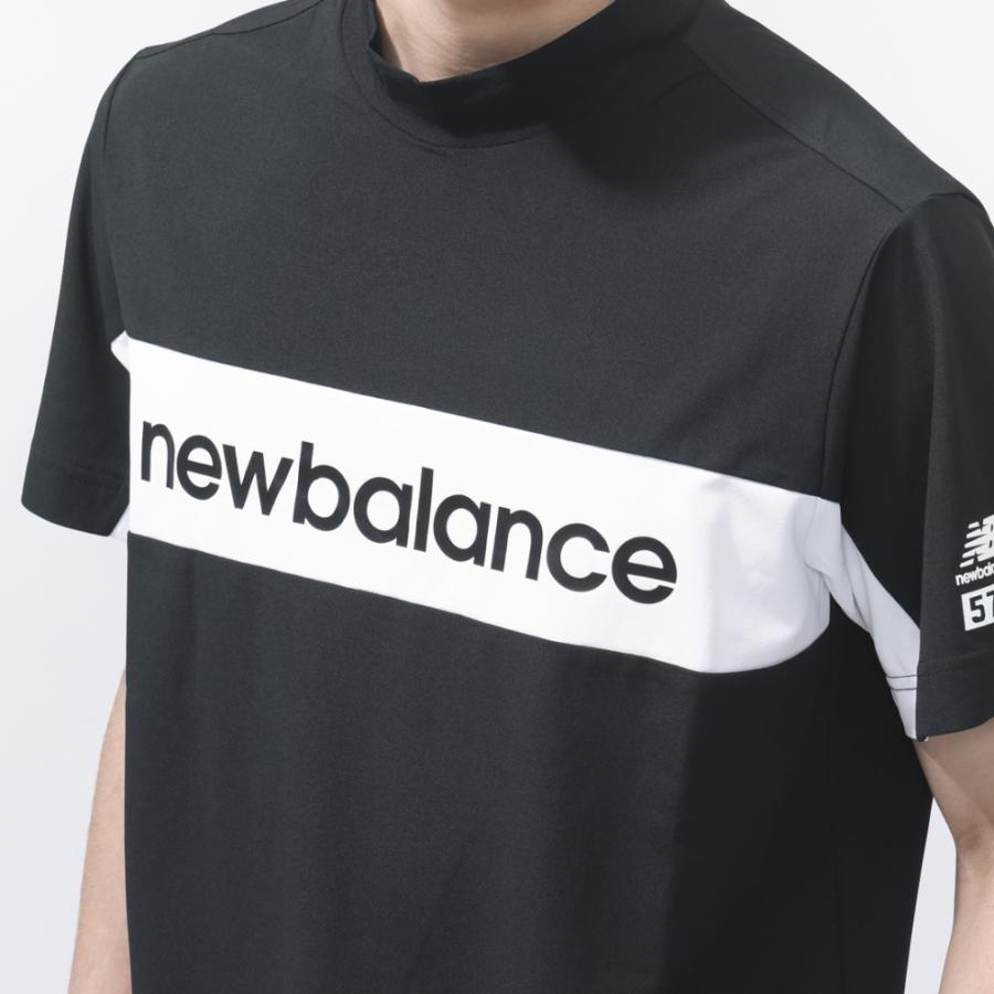 new balance golf半袖シャツ 白/黒 New Balance（ニューバランス） ゴルフウェア 半袖シャツ 春 夏 S