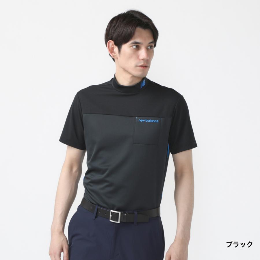 ニューバランス ゴルフウェア 半袖シャツ 春 夏 S/SLEEVE MOCK NECK 