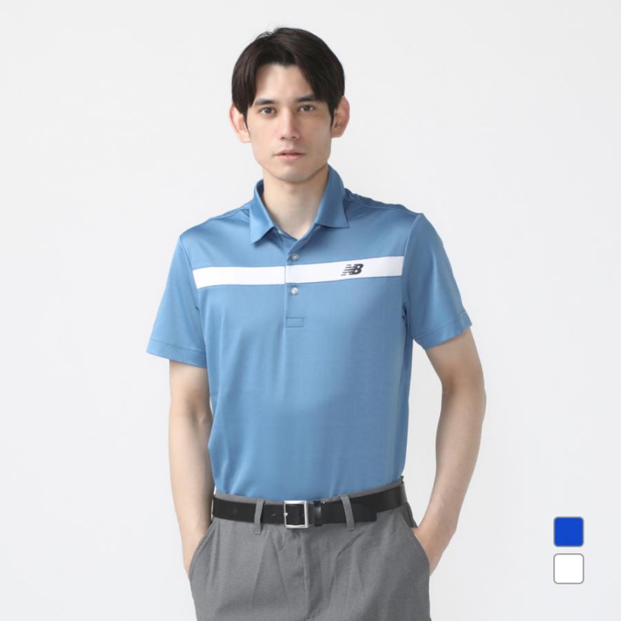 ニューバランス ゴルフウェア 半袖シャツ 春 夏 S/SLEEVE COLLAR SHIRT 