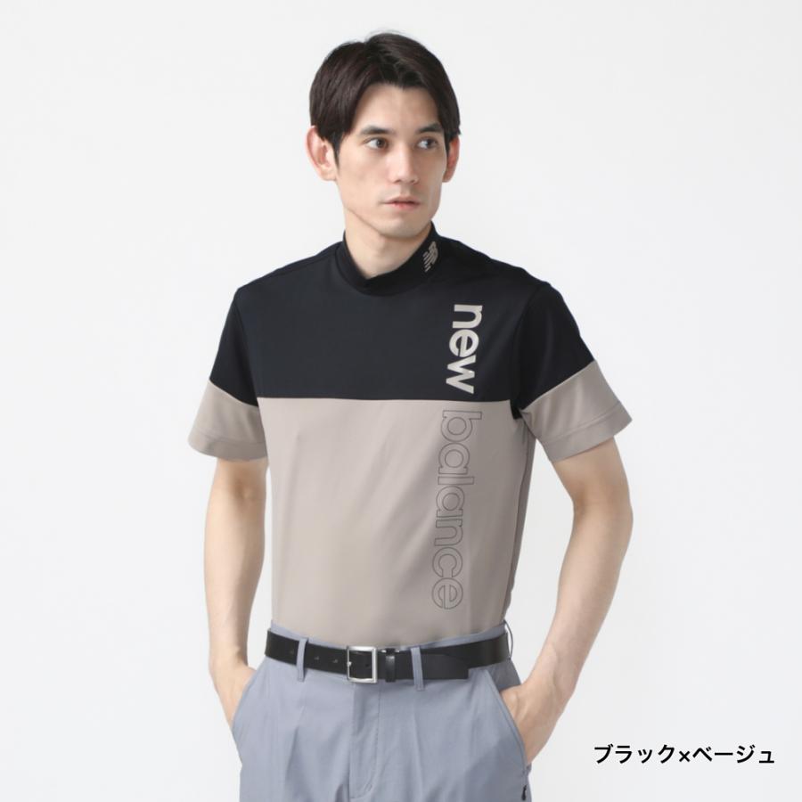 ニューバランス ゴルフウェア 半袖シャツ 春 夏 S/SLEEVE MOCK NECK 