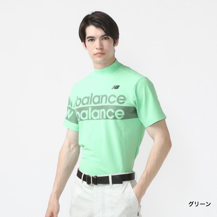 ニューバランス ゴルフウェア 半袖シャツ 春 夏 S/SLEEVE MOCK NECK 