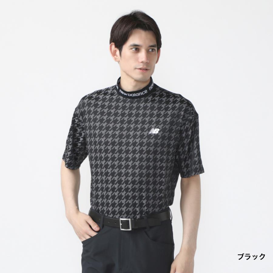 ニューバランス ゴルフウェア 半袖シャツ 春 夏 H/SLEEVE MOCK NECK 