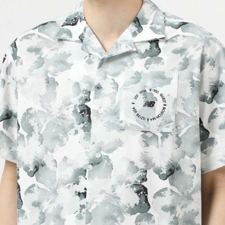 ニューバランス　ゴルフ　セットアップウェア　半袖シャツ　スカート　総柄　サイズ1 ニューバランス ゴルフ セットアップウェア 半袖シャツ スカート