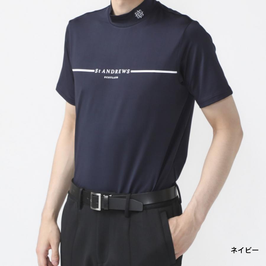 St ANDREWS セントアンドリュース ゴルフウェア 半袖シャツ 春 St ANDREWS セントアンドリュース ゴルフウェア 半袖シャツ 春