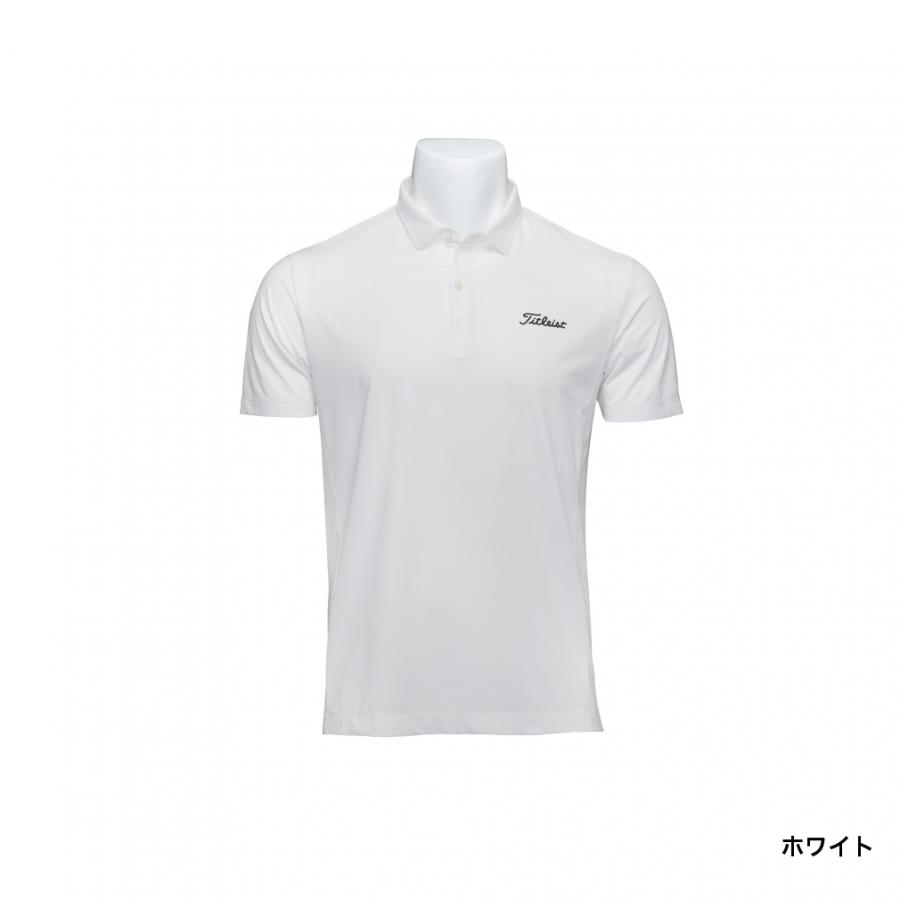 Titleist ゴルフシャツ TLPWS506J Lサイズ ホワイト Titleist（タイトリスト） ゴルフウェア 半袖シャツ 春 夏 パワー