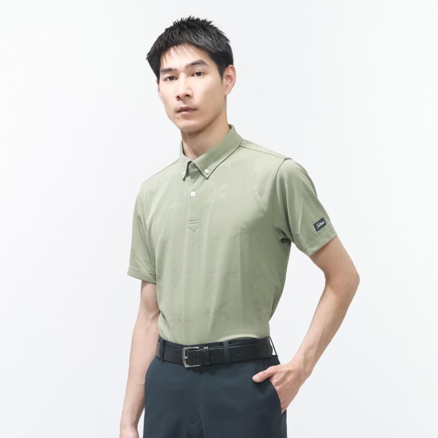 Titleist（タイトリスト） ゴルフウェア 半袖シャツ 春 夏 リーフジャ