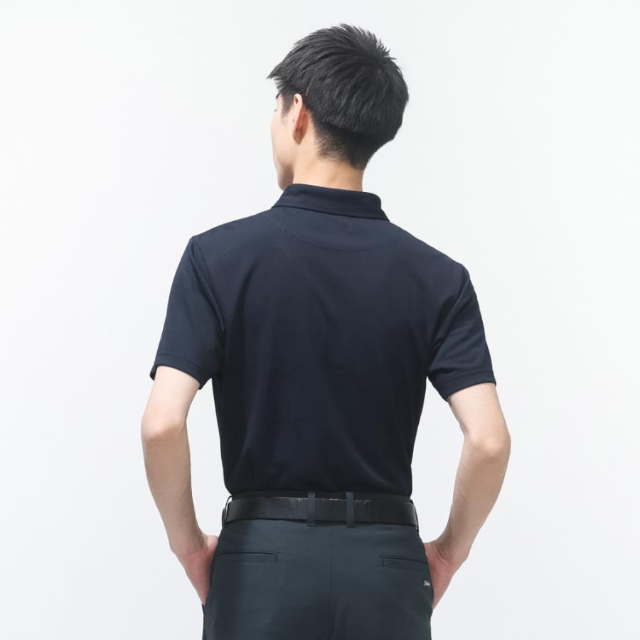 Titleist ゴルフ メンズシャツ L ブラック TMLMS107J Titleist（タイトリスト） ゴルフウェア 半袖シャツ 春 夏 リーフジャ