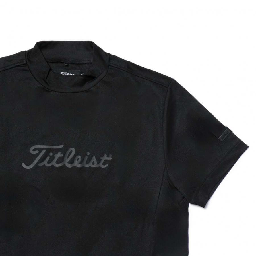 新品未使用 ゴルフ titleist タイトリストレディース トップス 半袖 Titleist（タイトリスト） ストレッチ 鹿の子 モックネック半袖シャツ