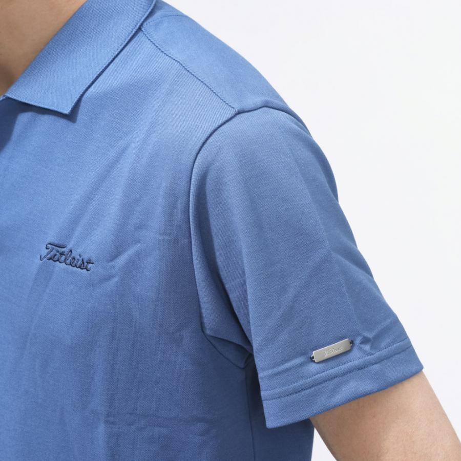 Titleist（タイトリスト） ゴルフウェア 半袖シャツ 春 夏 麻混カノコ
