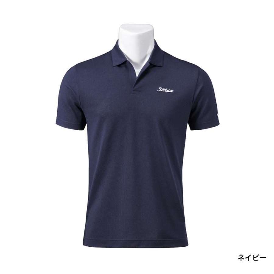 Titleist（タイトリスト） ゴルフウェア 半袖シャツ 春 夏 麻混カノコ
