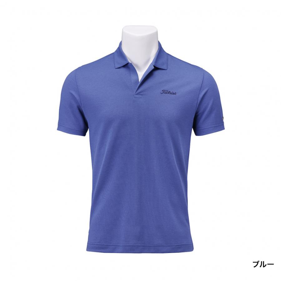 Titleist（タイトリスト） ゴルフウェア 半袖シャツ 春 夏 麻混カノコ